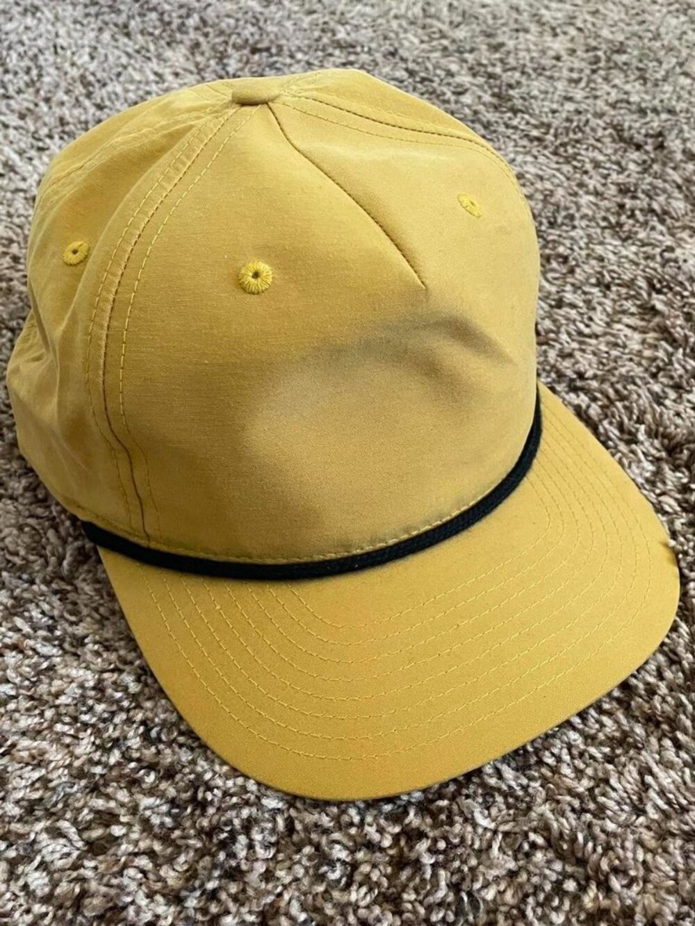 Richardson Outdoor Rope Hat Snapback Blank Cap Mustard Yellow